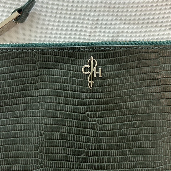 🐆 Cole Haan Green Wristlet Wallet - Picture 2 of 9